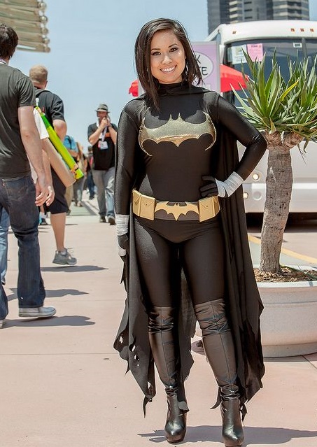 Black Batman Cosplay Costume For Woman